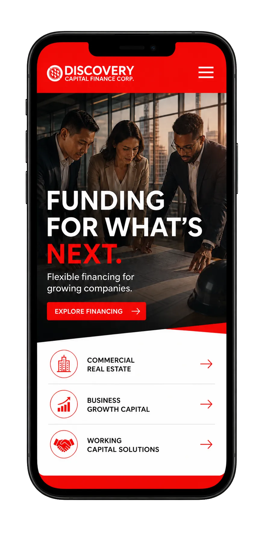Discovery mobile application